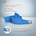 JBM Yoga Block Plus Strap with Metal D-Ring Yoga Brick Cork Yoga Block 6 Colors - High Density EVA Foam Yoga Block to Support and Deepen Poses Odor-Resistant