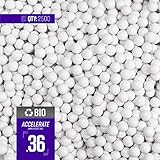 Valken Accelerate Airsoft BBS - 0.36G Bio-2500CT-White