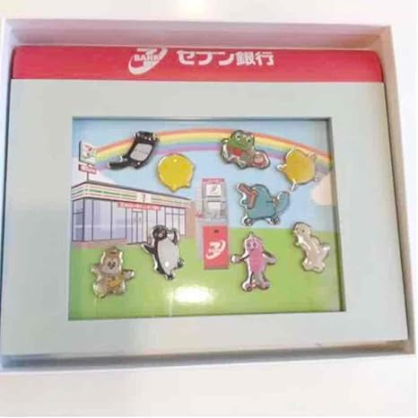 Amazon スイカカードsuica等 セブン銀行 ピンバッチ 交通系電子マネーキャラ バッジ ホビー