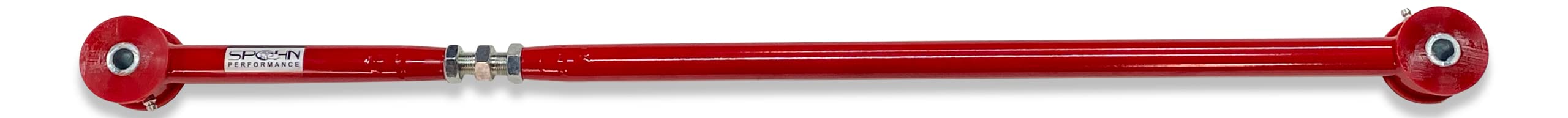 Photo 1 of Spohn D09-1500-104R Adjustable Rear Panhard Track Bar with Polyurethane Bushings for 2009-2022 Dodge Ram 1500 Trucks (Red)