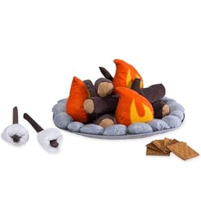 stuffed campfire set