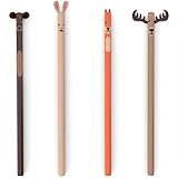 Kikkerland Woodland Pencils, Set of 4 (4347)