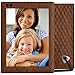 Nixplay Seed 10 Inch WiFi Digital Picture Frame Wood - Share Moments Instantly via App or E-Mail