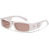 Appassal Retro Rectangle Sunglasses for Women Trendy Square Sunnies AP3736
