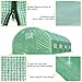 Quictent 2 Doors 20 Stakes Heavy Duty 19.7 x 10 x 6.6 ft Portable Greenhouse Large Walk-in Green Garden Hot House 8 Vents + 2 Doors Flow-Through Ventilation