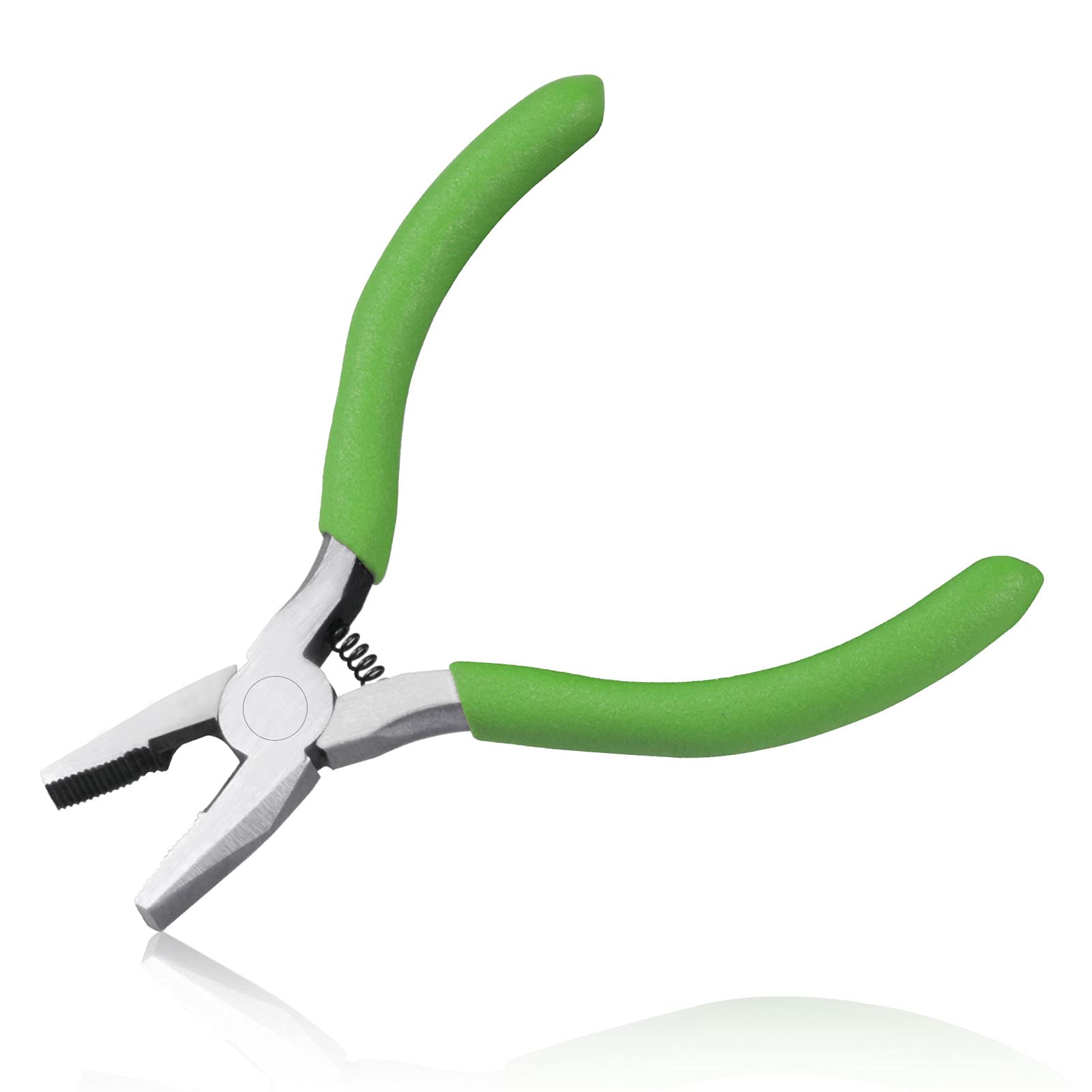 LEONTOOL 4-Inch Lineman's Pliers with Serrated Jaws, Mini Flush Cutters, Diagonal Cutters for Jewelry Making, Crafts, DIY