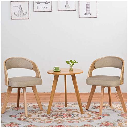 バルコニーダイニングテーブルと椅子セットモダンなミニマリストラウンドテーブルホームキッチンリビングルームコートヤード50 Cmデスクと椅子ビジネスミーティングとレジャーエリアミーティングルームホテルの廊下デザートショップコーヒーショップレセプション1無垢木製