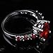 YAZILIND Valentine's Day Jewelry Women Cubic Zirconia Wedding Anniversary Party Ring for Women Size 10