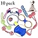 Rope Dog Toy, Legendog 10 Pack Dog Rope Toy Dog Chew Toys Dog Toys Set Cotton Rope Dog Toys Rope Chew Toys for Dogs