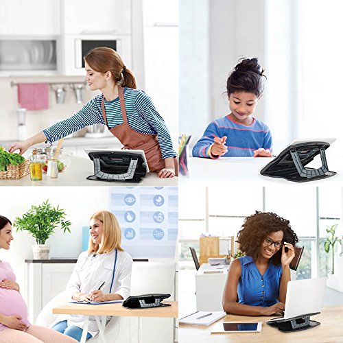 MAX SMART Tablet Drawing stand for Digital Graphic Tablet, Office Laptop Stand Riser Folding Thin Adjustable Angles for Laptop/Tablet/Artisul D13, D10, iPad Pro Wacom Cintiq (gray)