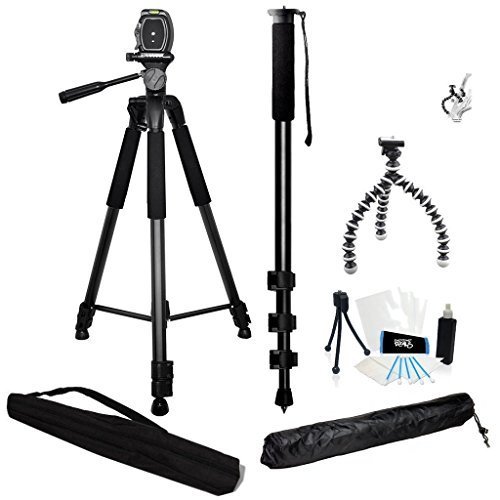 Piece Best Value Tripod Package for Canon EOS Rebel 1D 5D Mark