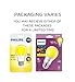 Philips LED 463190 60 Watt Equivalent Yellow A19 LED Bug Light Bulb, 6 Pack, Piece