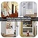 Accmor Magic Gate for Dogs, Portable Folding Pet Safety Gate Mesh Magic Gate for Dogs with Removable Hook, Pet Safety Enclosure Install Anywhere (White)