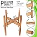 Mid-Century Modern Indoor Plant Stand – 8 9 10 11 12 in Plant Stand – Wooden Plant Holder – Fig Plant Stand Holder – Adjustable Indoor Plant Pot Wood Stand – 8in 12in Plant Standthumb 1