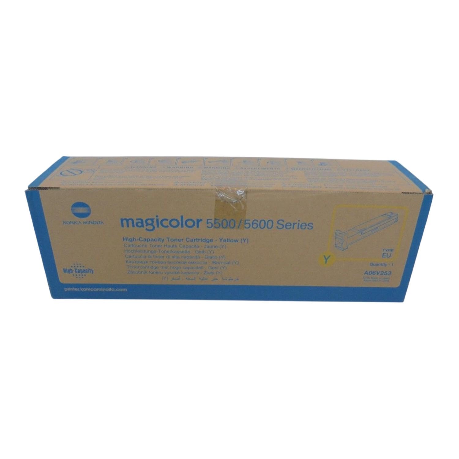 Konica Minolta Magicolor 5550/5570 Toner Cartridge Yield 12,000 - Yellow