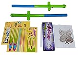 Flying Toy Wand. Magic Wand Levitation Stick with Flying Toy Shapes - Set of 2. Cheap Toys For Fun, Cool Toys For Fun.