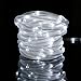Solar Rope Lights, 33ft, Waterproof, 100leds, 1.2 V, Portable, with Light Sensor, Outdoor Rope Lights, Ideal for Christmas, Wedding, Party (Day White)