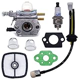 FitBest C1U-K52 Carburetor with Repower Maintenance Kit Gaskets Spark Plug Air Filter for ECHO PAS2000 PAS2100 GT200EZR GT2000R SHC1700 SHC2100 Series