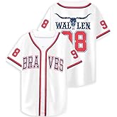 98 Baseball Shirt Women Cow Skull Graphic Fan Tshirt V Neck Country Vintage Jersey Button Down Short Sleeve Tops