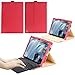 KuRoKo Case for Acer Switch Alpha 12 SA5-271 12-Inch QHD Touchscreen 2-in-1 Laptop, Premium PU Leather Case Cover for Acer Switch Alpha 12 SA5-271 (Red)