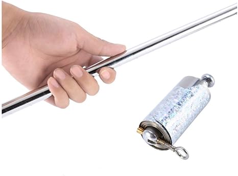 Download Collectible Magic Tricks Appearing Cane Metal Silver Magic Close up Illusion Silk to Wand Tricks ...