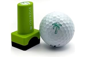 Obirdie Self-Inking Golf Ball Stamp | Chic & Fun Golf Ball Stamper | Fast-Drying, Waterproof Golf Ball Marker Stamp | Reusable Golf Accessories for Women | Golfer Gifts | Golf Gadgets