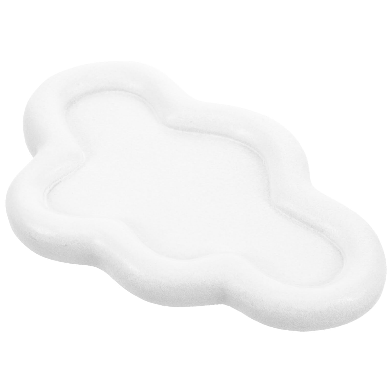 SEWACC Cloud Shape Decorative Jewelry Dish Jewelry Storage Tray for Earrings Keys Lipstick Finish for Vanity Table Bedroom Organization
