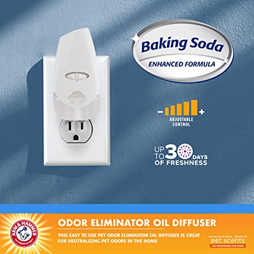 Arm & Hammer Air Care Pet Scents Electric Oil Diffuser Plugin & Refill