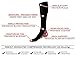 REEHUT Compression Socks (20-30mmHg) for Men & Women - Great for Running, Nursing, Medical, Athletic, Edema, Flight Travel, Pregnancy and Shin Splints (Black & Pink, L/XL)
