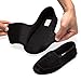 Women Diabetic Slippers Arthritis Edema Memory Foam Nonslip Plantar Fasciitis Washable Adjustable Pantoufles Gitup Comfortable Clinic Open Toed Shoes for Diabetic Pregnant Patients (10 B(M) US, Black)