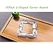 Janteen Furniture Corner Guards,Corner Protector,Edge Safety Bumpers,Baby Safety Proofing Corner Guards with Adhesive,L-Shaped & Ball-Shaped,30 Pack