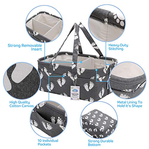 3 Baby+Diaper+Caddy+Organizer+Bag