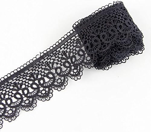 3 Yards Floral Venise Lace Applique Embroidery Wedding Fabric
