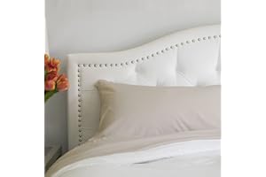 PeachSkinSheets Toasted Marshmallow Sheet Set - 1500tc Level of Softness - Extra Soft Cooling Sheets for Hot Sleepers and Night Sweats - Split King Size (2 XL Fitted)