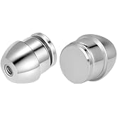Locking Earring Backs for Studs, Anti-Puncture Closed Back | Automatically locks onto posts to help keep studs secure and reduce accidental loss. Closed back prevents post protrusion