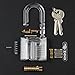 Educational Toys DIY Clear Demonstration & Practice Padlock Easy Assembly and Disassembly