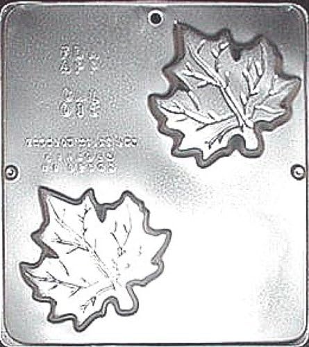 Maple Leaf Soap Mold 3 3/4" x 3 3/4" Chocolate Candy Mold for Soap or Chocolate 016