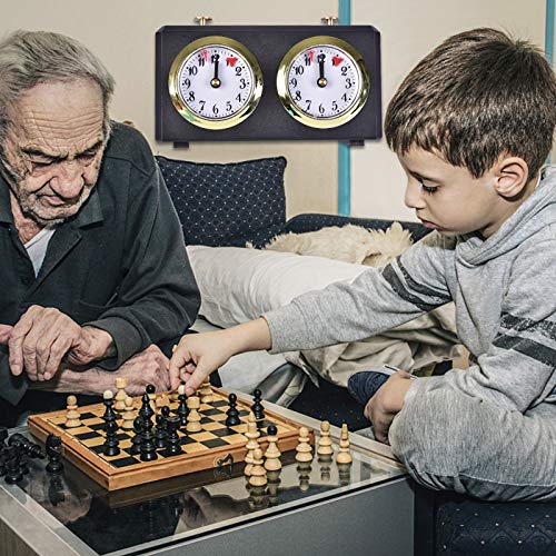 WWahuayuan Chess Clock Timer,Mechanical Chess Timer,International Chess