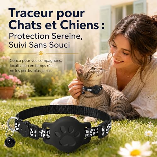Generic Collar GPS Cat, GPS Cat Tracker, 2026 New GPS Tracker Cat Tracker, without Sim Card, No Monthly Subscription, with iOS & Android, Real Time Location, Waterproof And Durable