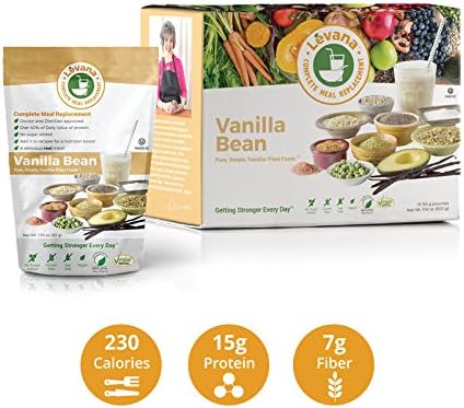Levana Meal Replacement Vanilla Bean 10 Pouches (10X 50 Gram Pouch)
