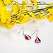 TIDOO Gorgeous Pink Cats-eye Stone Fish Hook Earrings Drop Earring for Ladies