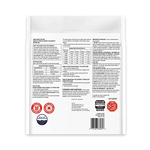 HTH 67061 Swimming Pool Care Pool Care Stabilizer, Swimming Pool