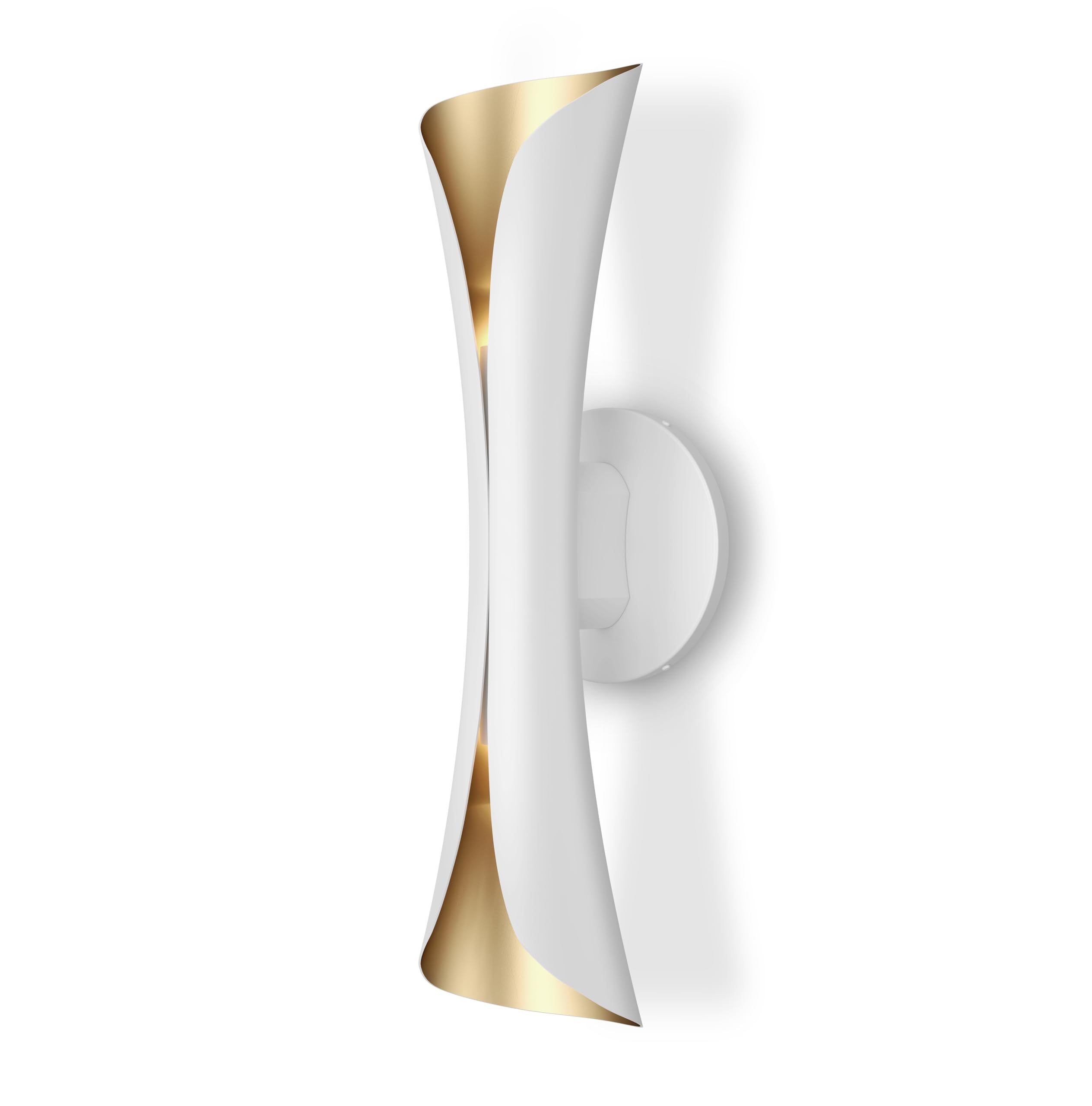 Photo 1 of Tubicen Wall Sconce Up and Down Wall Light Indoor Dimmable E12 Home Theater Sconces Wall Lighting 15.7" H Sleek Modern Wall Lights for Living Room Bedroom Stairway Hardwired