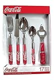 4SGM 17 Piece Coca-Cola Flatware Set