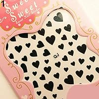 zsjhtc Decals Nail Art Sticker Manicure Tips Fingernail Decorations Tool Love Heart Design Women Black