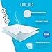 LUCID Premium Rayon from Bamboo Jersey Mattress Protector | Queen Size Waterproof Mattress Protector | Ultra Soft, Fitted Sheet Style, White