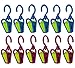 Smart Home Swivel Hanging Clip Hook - Set Of 12