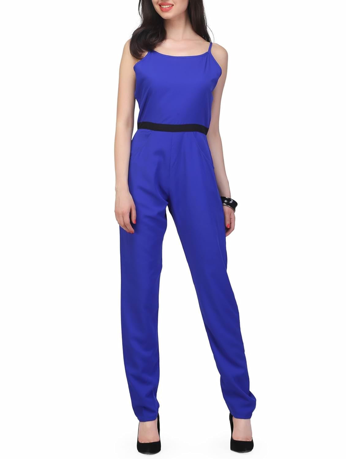elegant royal blue jumpsuits