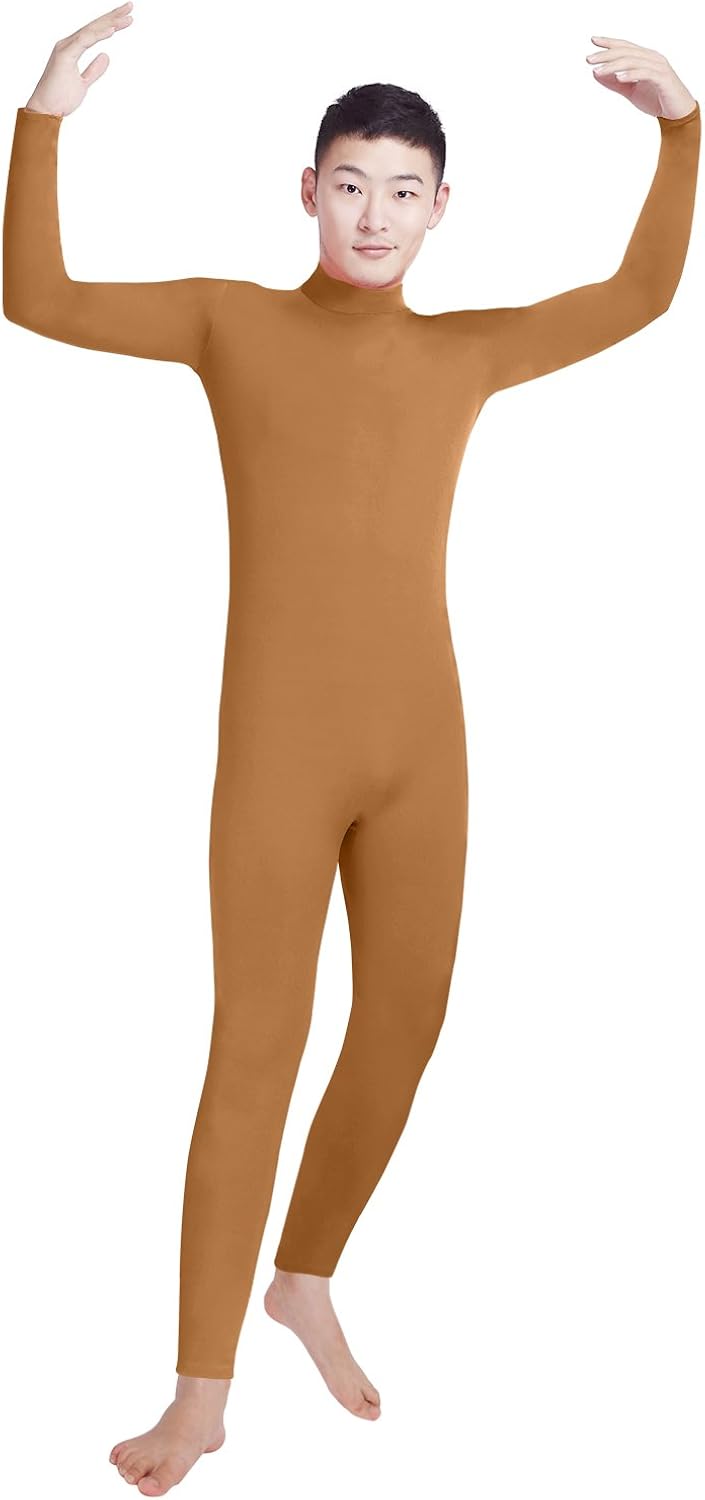 Boys' Men's Lycra Spandex Turtleneck Long Sleeve One Piece Dancewear Unitard Bodysuit Amazon.co