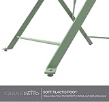 Grand Patio Folding Bistro Set 3 Pieces - Weather Resistant - Sage Green view 6